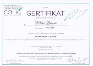 Dr Miloš sertifikati 5