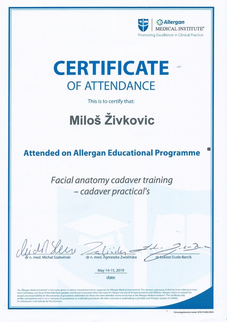 Dr Miloš Živković IMedic ordinacija