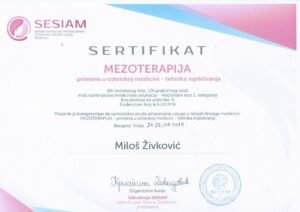 Dr Miloš sertifikati 2