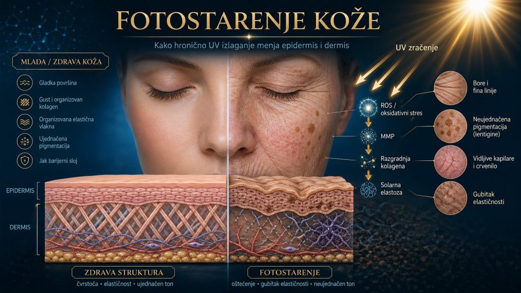 kolagen fotostarenje kože